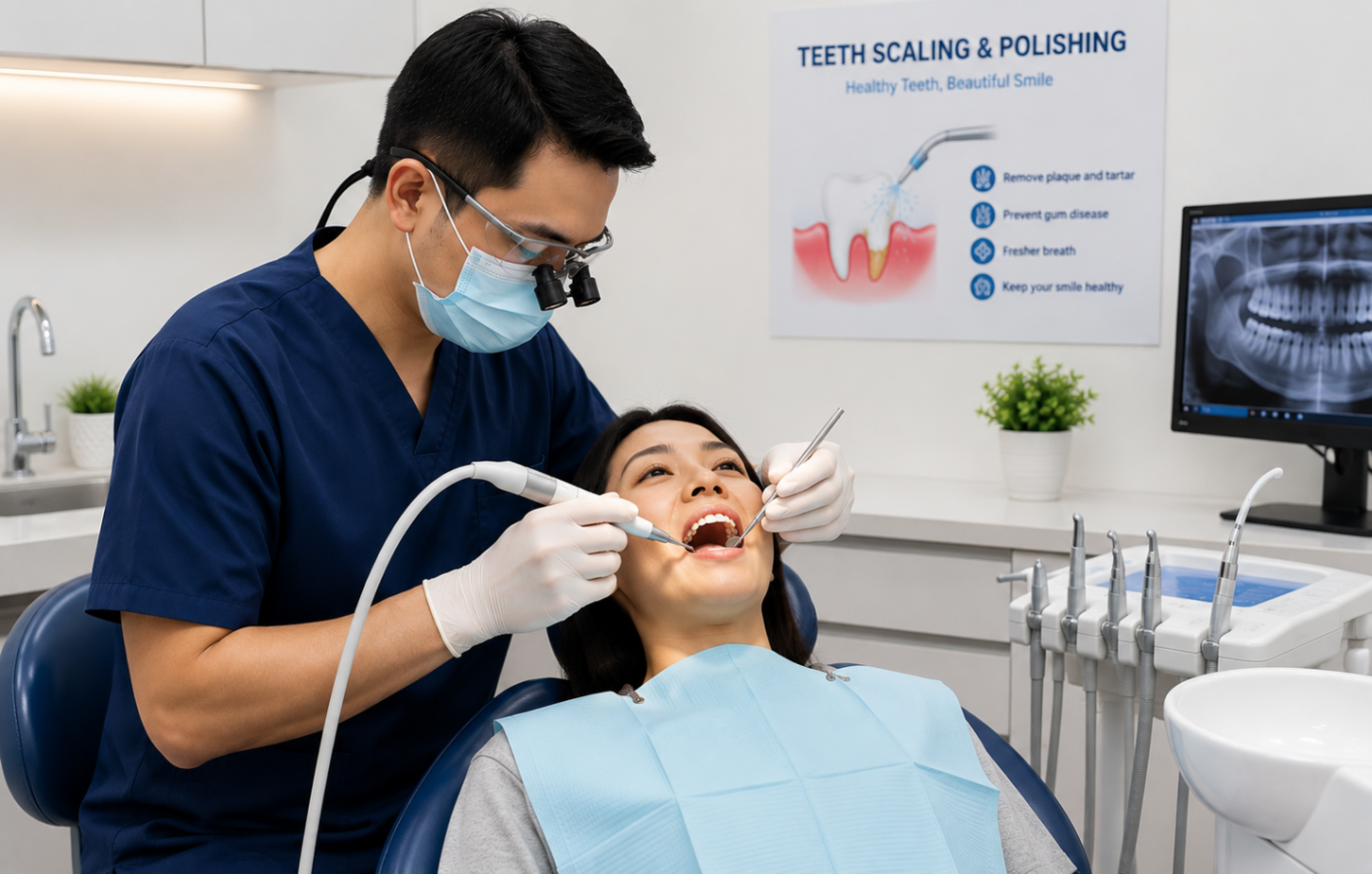 Teeth Scaling & Polishing Services- Cosmic Dental Clinic Teeth Scaling & Polishing Services- Cosmic Dental Clinic
